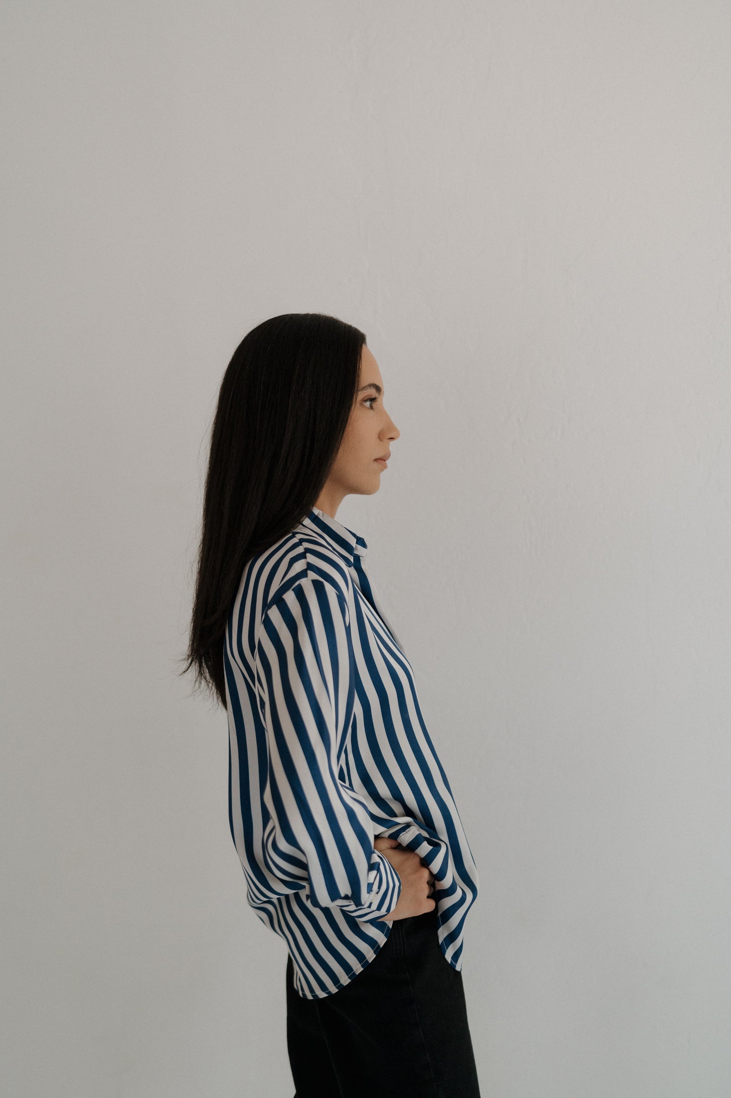 FLOWY SATIN SHIRT